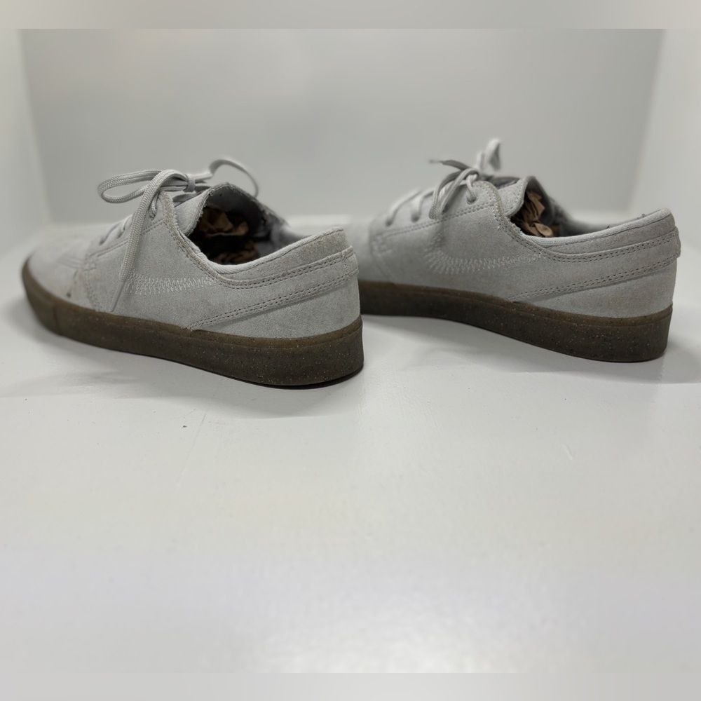 Nike SB Stefan Janoski Gray Suede Skate Shoes Mens 8.5 EU 42 Gum Sole Classic - Picture 5 of 11